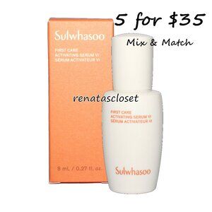 Sulwhasoo First Care Activating Serum VI NWT/NIB